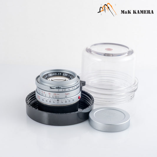 Mandler 35mm F2.0 “7 elements” Brass Silver Lens #MANDLER352.0BRASS