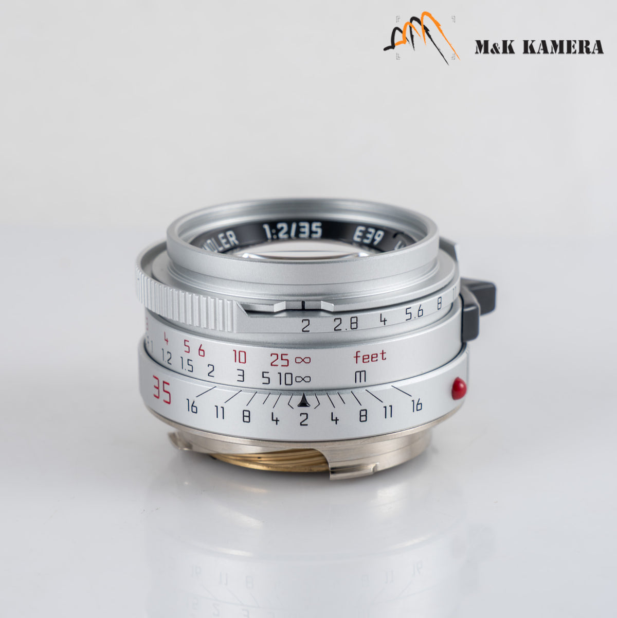 Mandler 35mm F2.0 “7 elements” Silver Lens #MANDLER352.0S