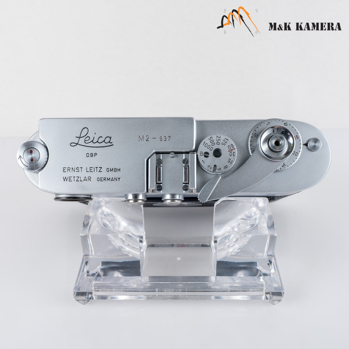 Leica M2 Round Button Rewind Silver Film Rangefinder Camera #24015