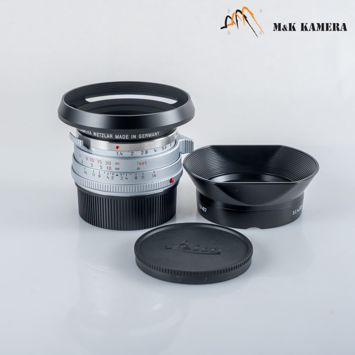 Brand New Leica Summilux-M 35mm/F1.4 E46 Steel Rim 2022 Silver Lens Germany 11301 #11301