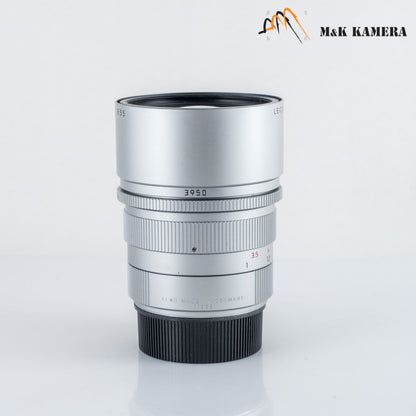Leica APO-Summicron-M 90mm/F2.0 ASPH Silver Lens Yr.2002 Germany 11885 #88692