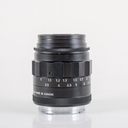 LEITZ Leica Tele-Elmarit M 90mm/F2.8 Ver.I V.1/ Fat Black Lens Yr.1966 Canada #11918