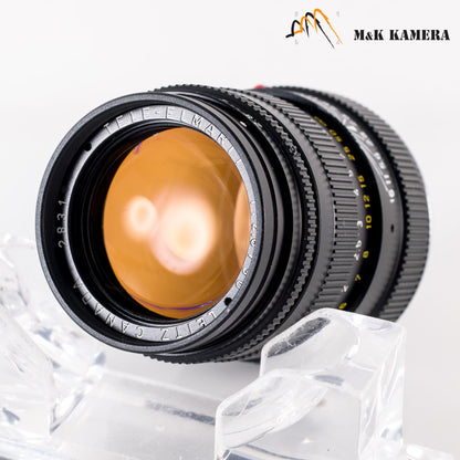 LEITZ Leica Tele-Elmarit-M 90mm/F2.8 E39 Ver.II V2/ Slim Lens Yr.1977 Canada 11800 #68331