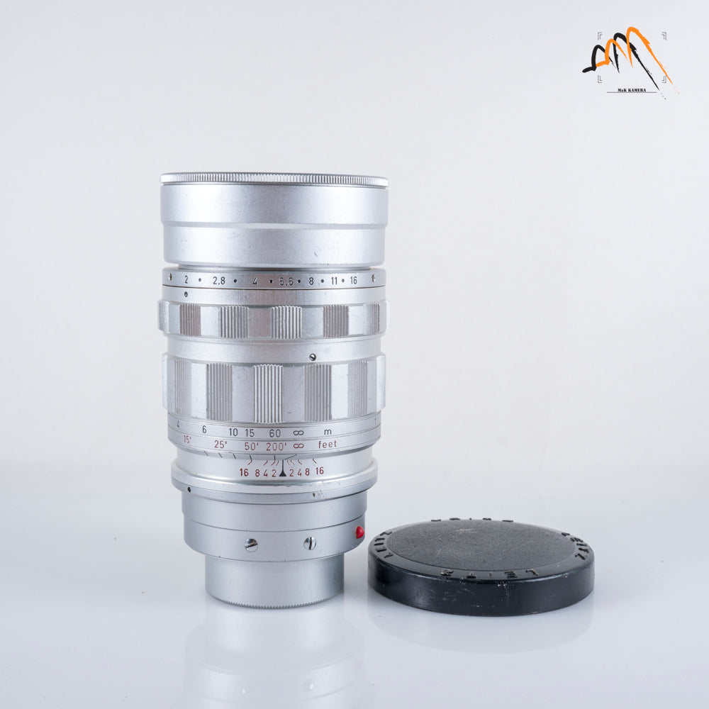  Leica Summicron L39 90mm/F2.0 Ver.I V1 Silver Lens #11543