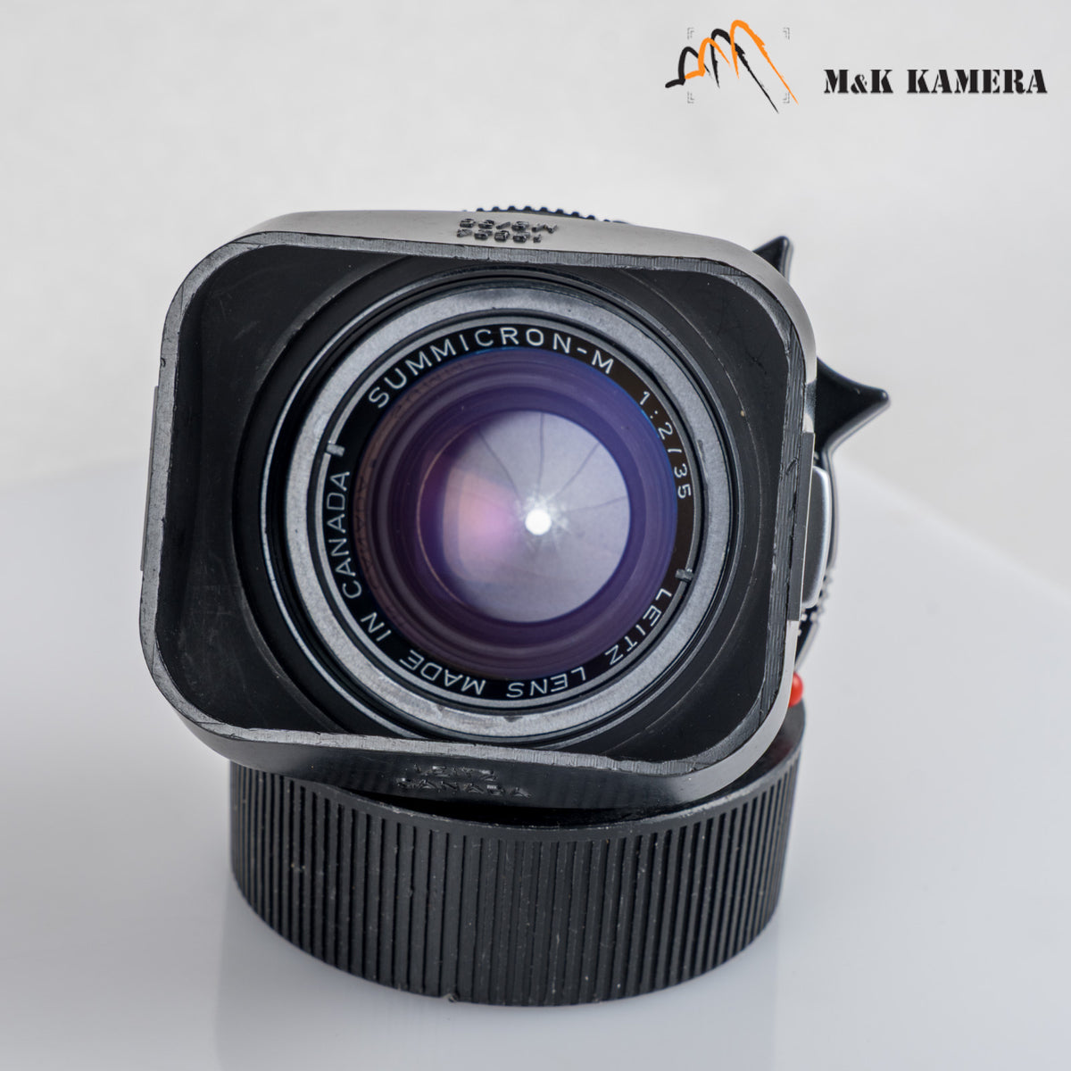LEITZ Leica Summicron-M 35mm/F2.0 Ver.4 7 Elements Black Lens Yr.1985 Canada 11310 #23980