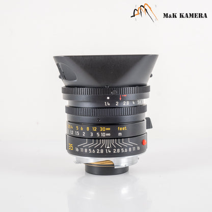 Leica Summilux-M 35mm/F1.4 ASPH 11874 Black Lens Yr.1993 Germany 11874 #88917