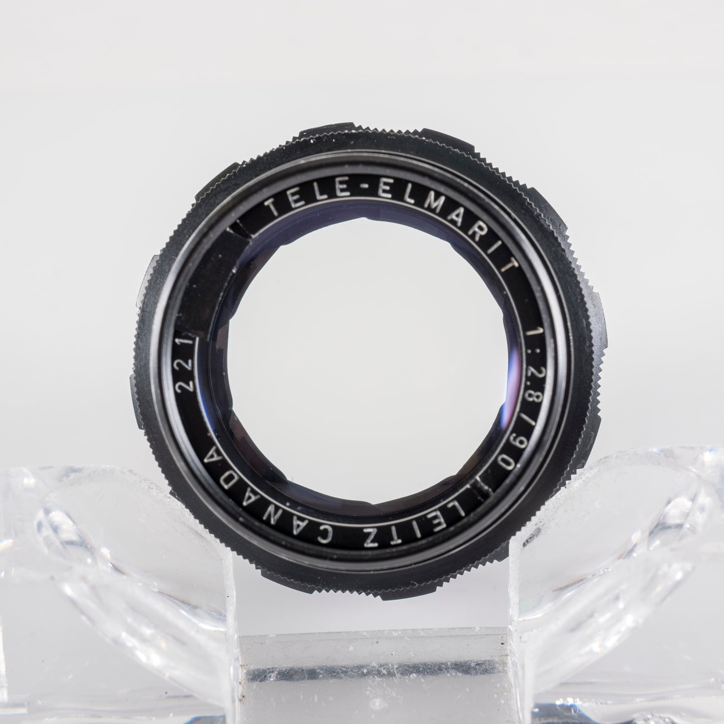 LEITZ Leica Tele-Elmarit M 90mm/F2.8 Ver.I V.1/ Fat Black Lens Yr.1966 Canada #11918