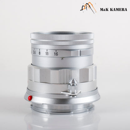 LEITZ Leica Summicron M 50mm/F2.0 Rigid V2 Ver.II Lens Yr.1962 Germany #11998