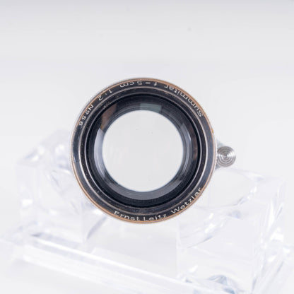 LEITZ Leica Summitar L39 50mm/F2.0 Silver Lens Yr.1940 LTM Germany #11088