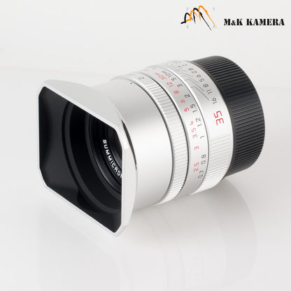 Brand New Leica Summicron-M 35mm/F2.0 ASPH V2 Silver Lens Germany 11674 #11674