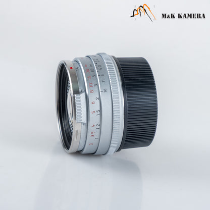 Brand New Leica Summilux-M 35mm/F1.4 E46 Steel Rim 2022 Silver Lens Germany 11301 #11301