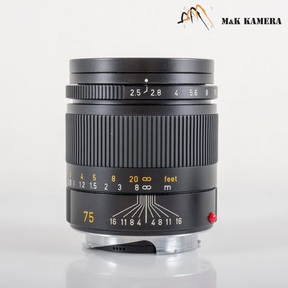 Leica Summarit-M 75mm/F2.5 Lens Germany 11645 #12034