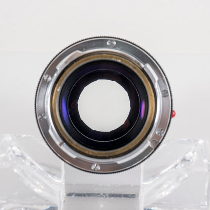 LEITZ Leica Tele-Elmarit M 90mm/F2.8 Ver.I V.1/ Fat Black Lens Yr.1966 Canada #11918