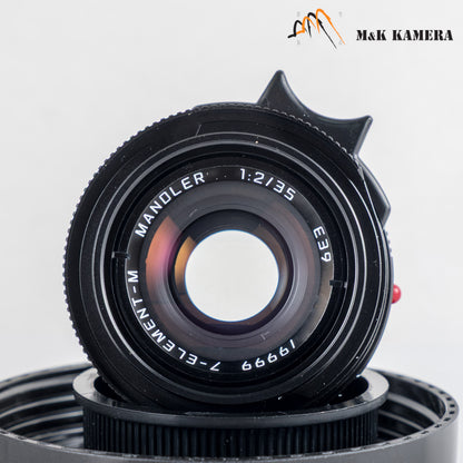 Mandler 35mm F2.0 “7 elements” Black Lens #MANDLER352.0B