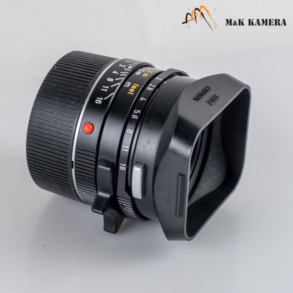 LEITZ Leica Summicron-M 35mm/F2.0 Ver.4 7 Elements Black Lens Yr.1985 Canada 11310 #23980