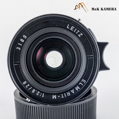 LEITZ Leica Elmarit-M 28mm/F2.8 Ver.III Lens Yr.1982 Canada 11804 #23964