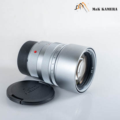 Leica Summicron-M 90mm/F2.0 E55 Ver.II Pre-Asph Silver Lens Canada 11137 #11965