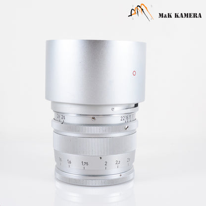 LEITZ Leica Hektor L39 125mm/F2.5 Visoflex lens Silver Lens Yr.1953 LTM Canada #10448