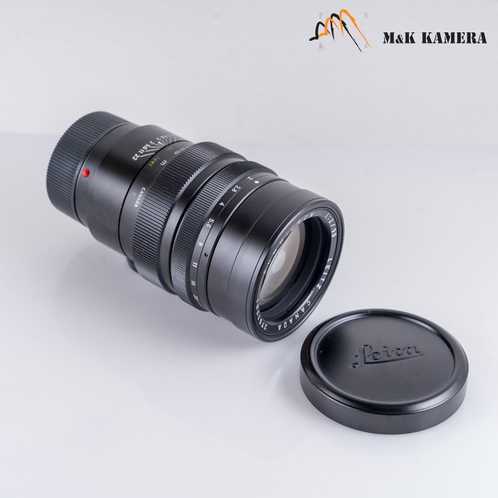 LEITZ Leica Summicron M 90mm/F2.0 Ver.I V.1 Black Lens Yr.1975 Canada #23402