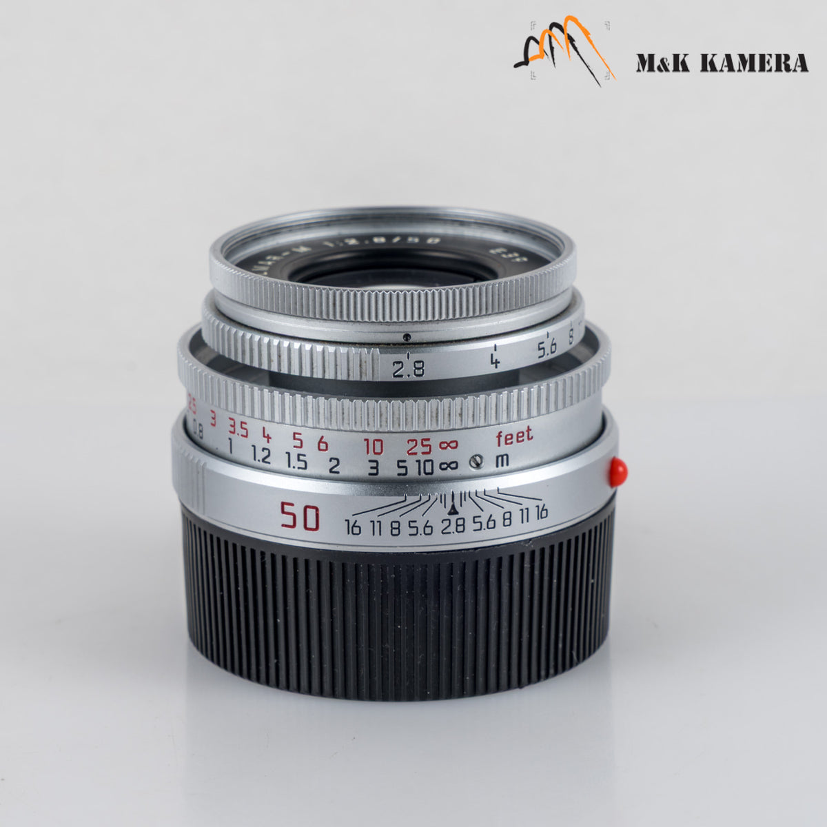 Leica Elmar-M 50mm/F2.8 Ver.II Silver Lens Yr.1995 11823 #88760