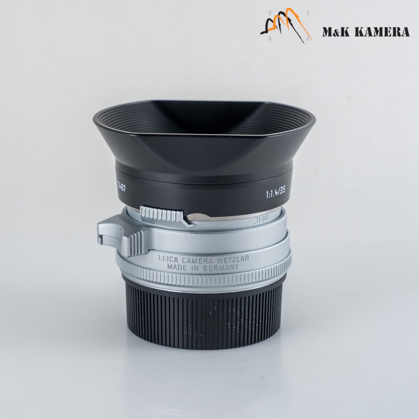 Leica Summilux-M 35mm/F1.4 E46 Steel Rim 2022 Silver Lens Germany 11301 #23998