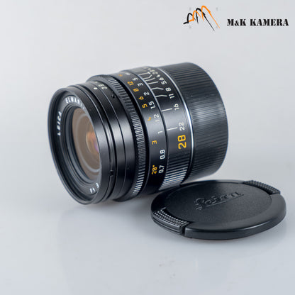 Leica Elmarit-M 28mm/F2.8 E39 ASPH/ 11606 Lens Yr.1998 Germany 11606 #88747