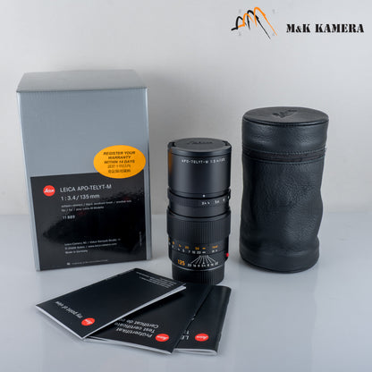 Leica APO-Telyt-M 135mm/F3.4 E49 Boxed 6 bit coded 11889 #12069