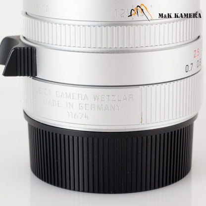 Brand New Leica Summicron-M 35mm/F2.0 ASPH V2 Silver Lens Germany 11674 #11674