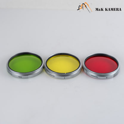Leica Colour Filter set E39 Yellow Red Green #24047