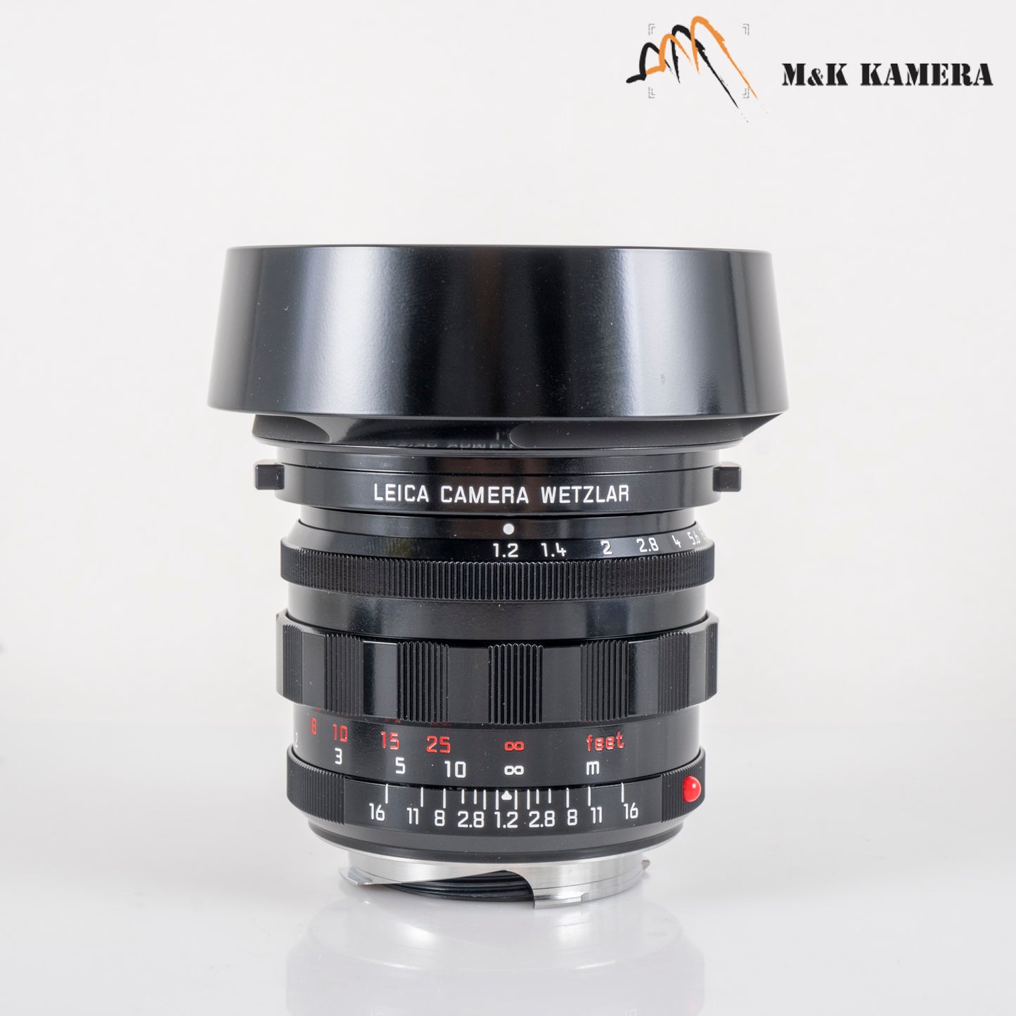 Leica Noctilux-M 50mm/F1.2 ASPH Glossy Black Paint Finish Lens Germany 11731 #23893