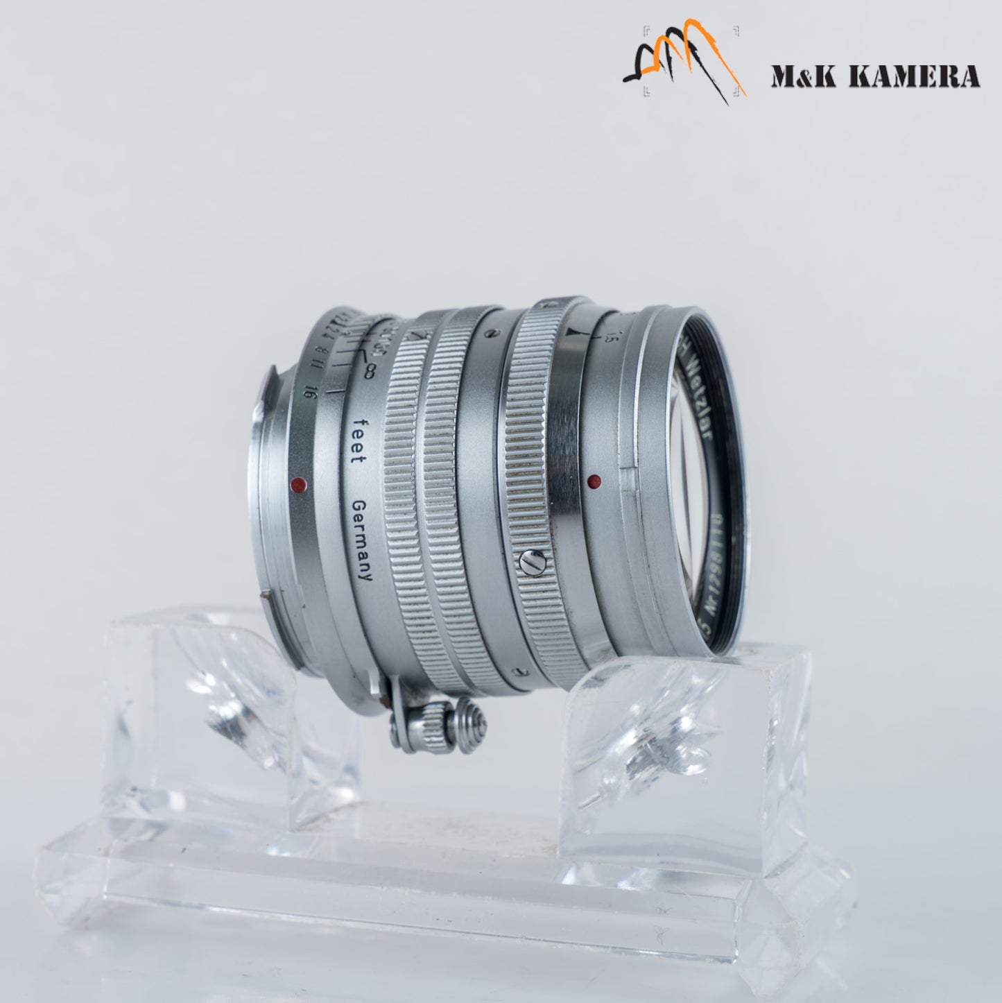 LEITZ Leica Summarit M 50mm/F1.5 Silver Lens Yr.1955 Germany #88748