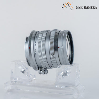 LEITZ Leica Summarit M 50mm/F1.5 Silver Lens Yr.1955 Germany #88748