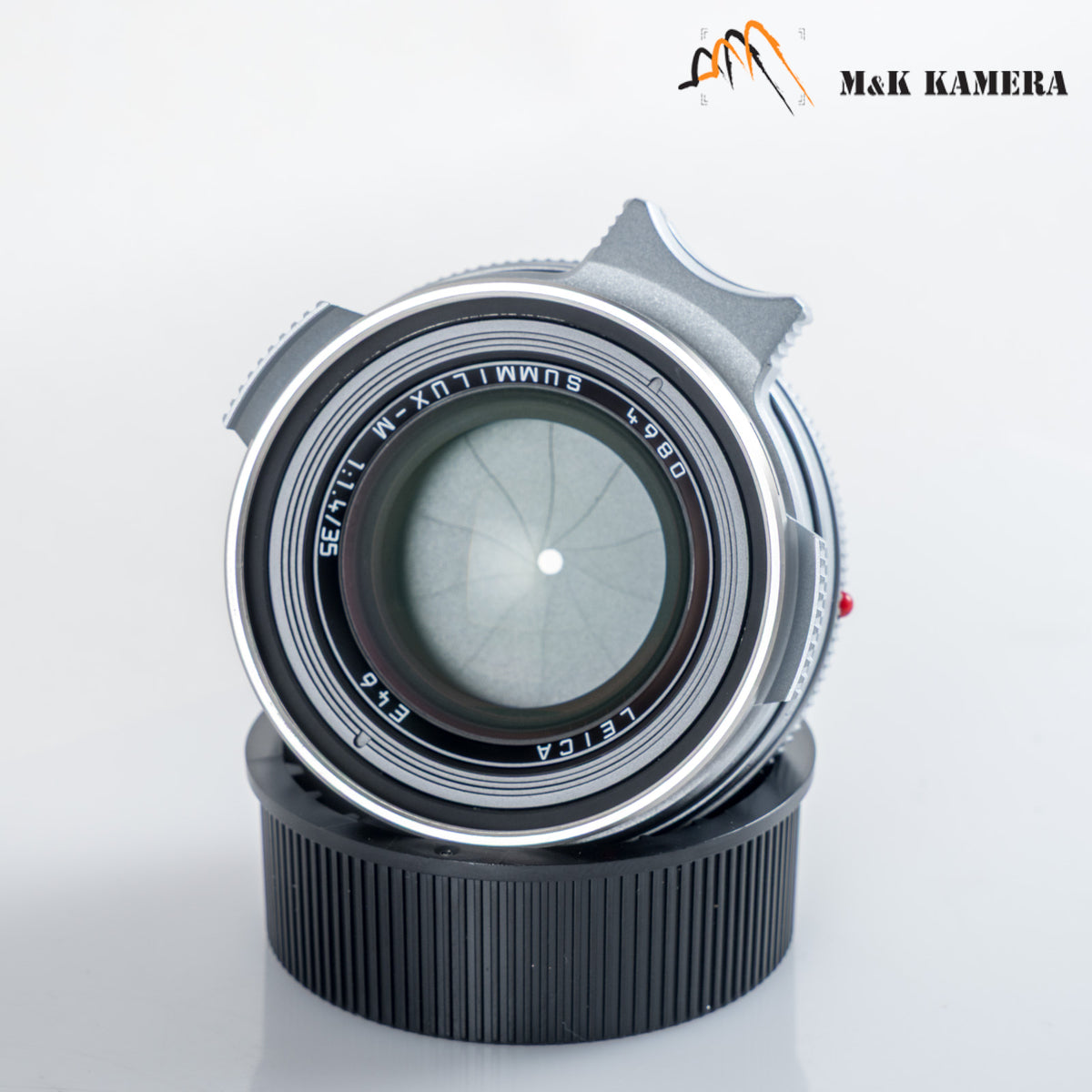 Brand New Leica Summilux-M 35mm/F1.4 E46 Steel Rim 2022 Silver Lens Germany 11301 #11301