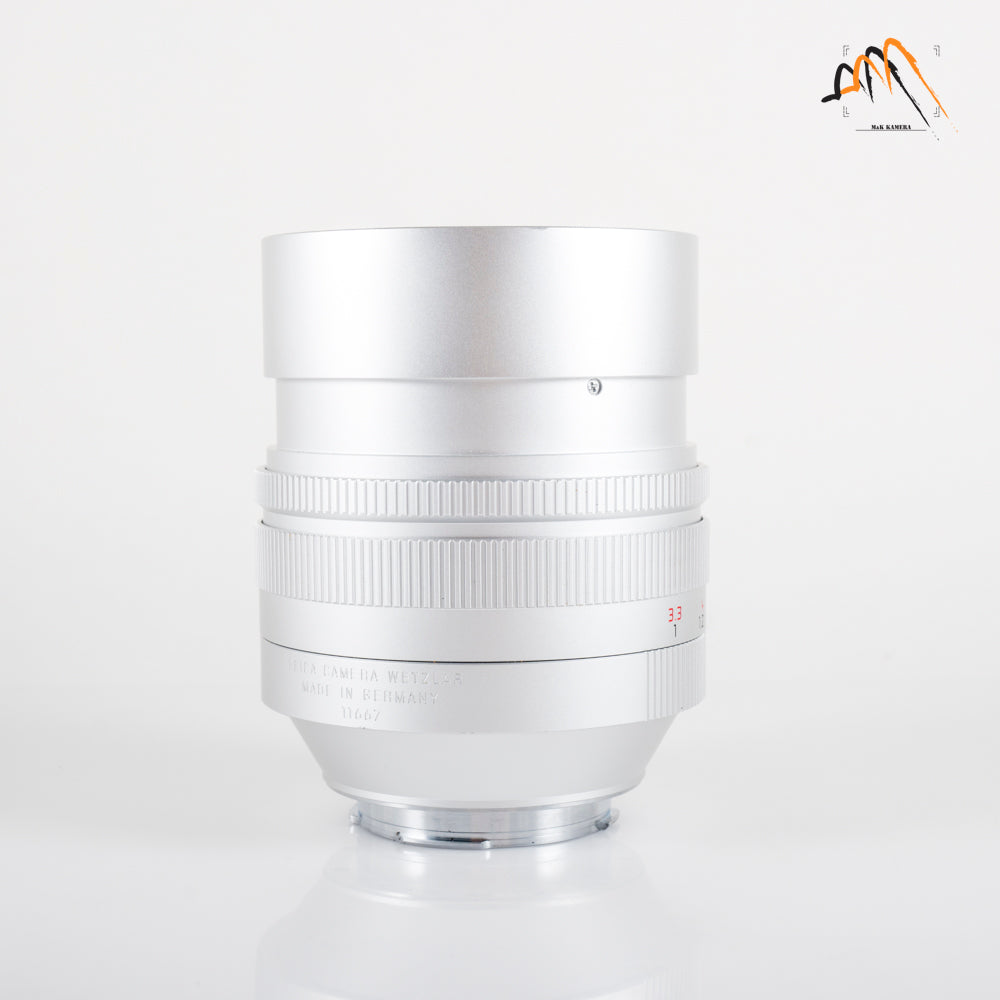 Leica Noctilux-M 50mm/F0.95 ASPH 11667 Silver Lens Germany 11667 #23802