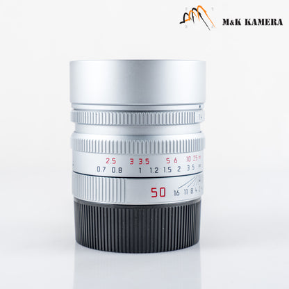 Leica Summilux-M 50mm/F1.4 E46 ASPH Silver Lens Germany 11892 #24022
