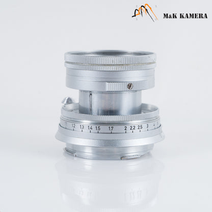 LEITZ Leica Summicron L39 50mm/F2.0 Radioactive Lens Yr.1953 LTM Germany #23149