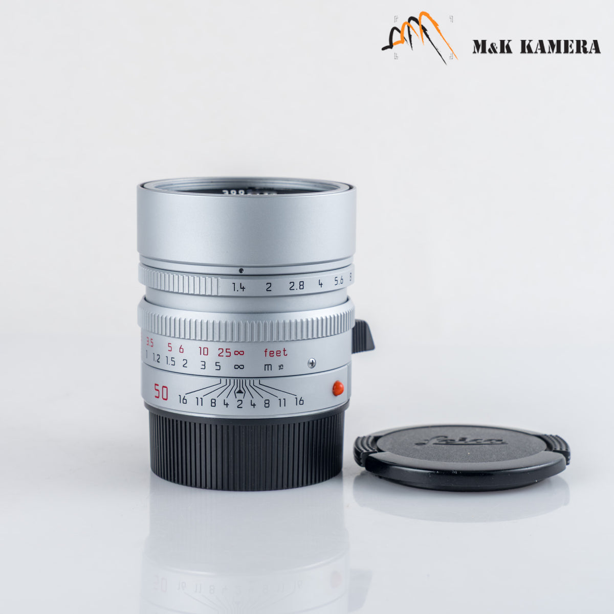 Leica Summilux-M 50mm/F1.4 E46 ASPH Silver Lens Yr.2003 Germany 11892 #24038