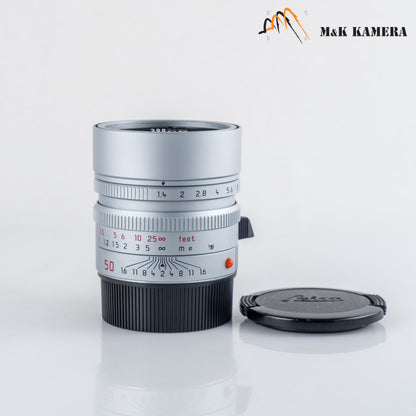 Leica Summilux-M 50mm/F1.4 E46 ASPH Silver Lens Yr.2003 Germany 11892 #24038