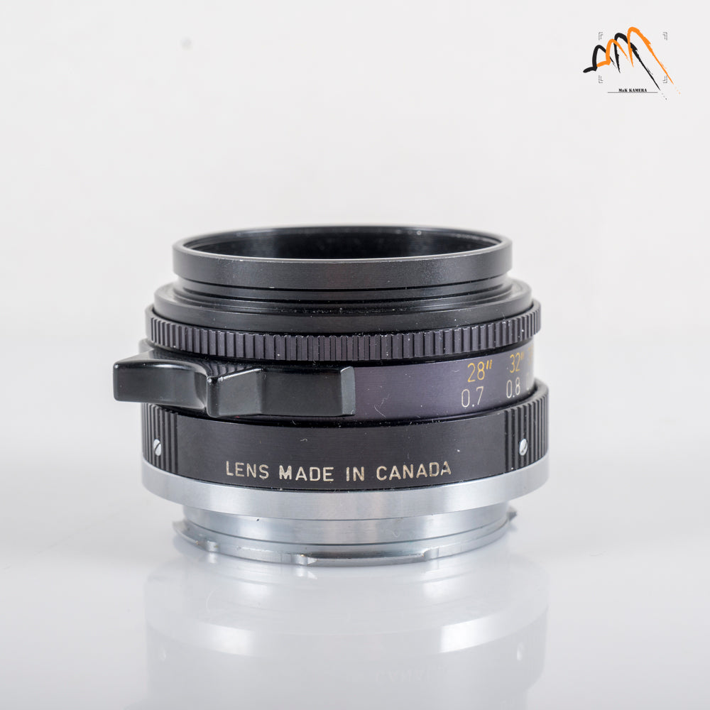 LEITZ Leica Summicron-M 35mm/F2.0 E39 6E/ Elements Lens Yr.1977 Canada #88258