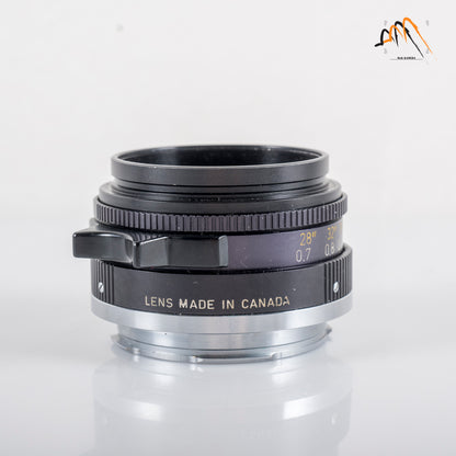 LEITZ Leica Summicron-M 35mm/F2.0 E39 6E/ Elements Lens Yr.1977 Canada #88258
