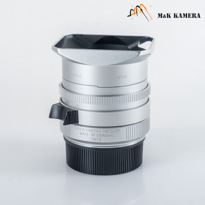 Leica Summilux-M 35mm/F1.4 ASPH/ FLE Silver Lens Germany 11675 #12110