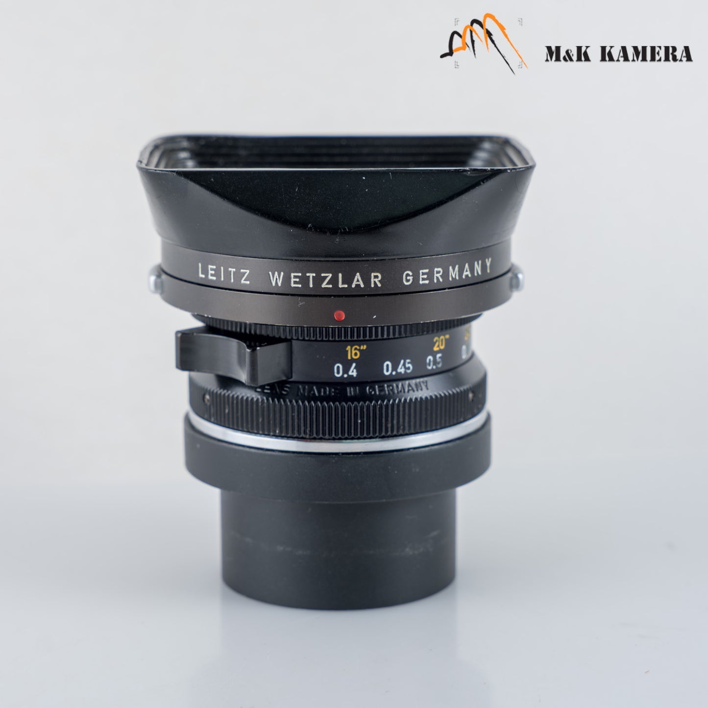 Leica Super-Angulon M 21mm/F3.4 Ser.VII Black with 12501 hood #23935