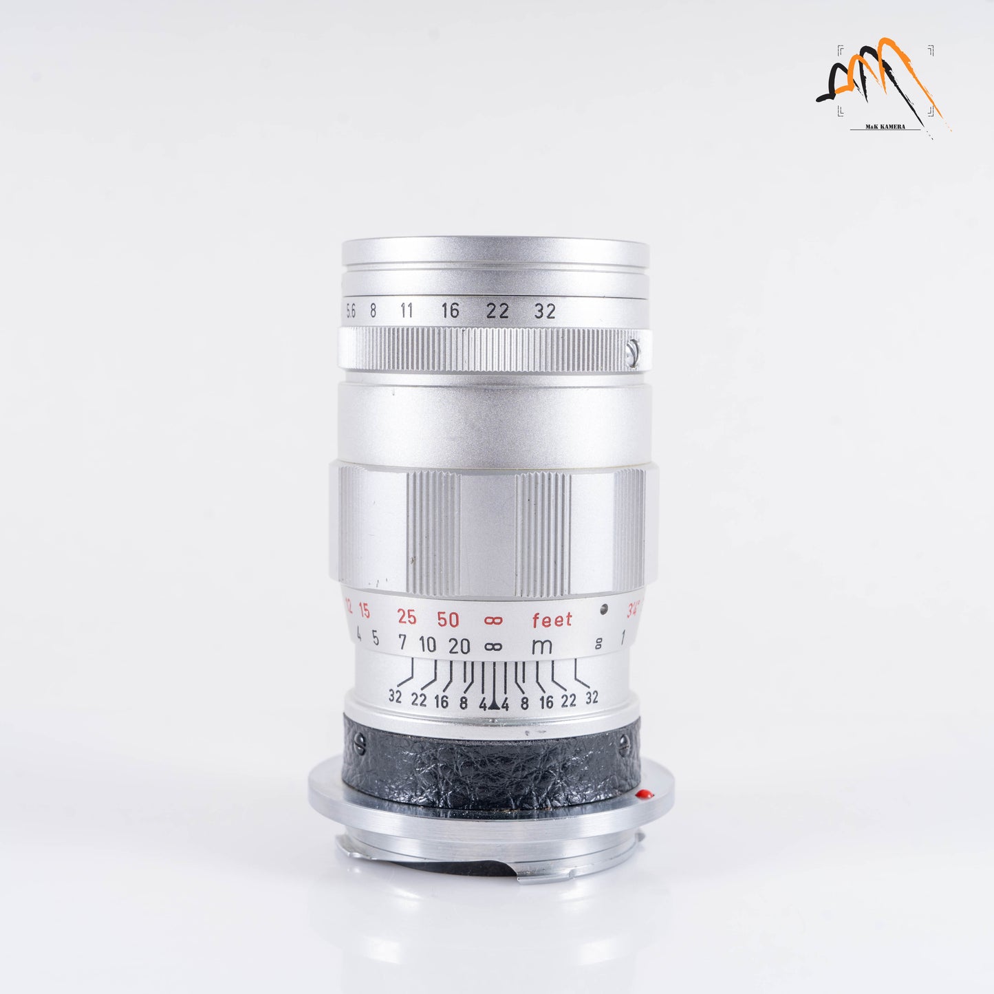 LEITZ Leica Elmar M 90mm/F4.0 E39 Ver.II V2/ 3 Elements Silver Lens Yr.1965 Germany 11830 #88243