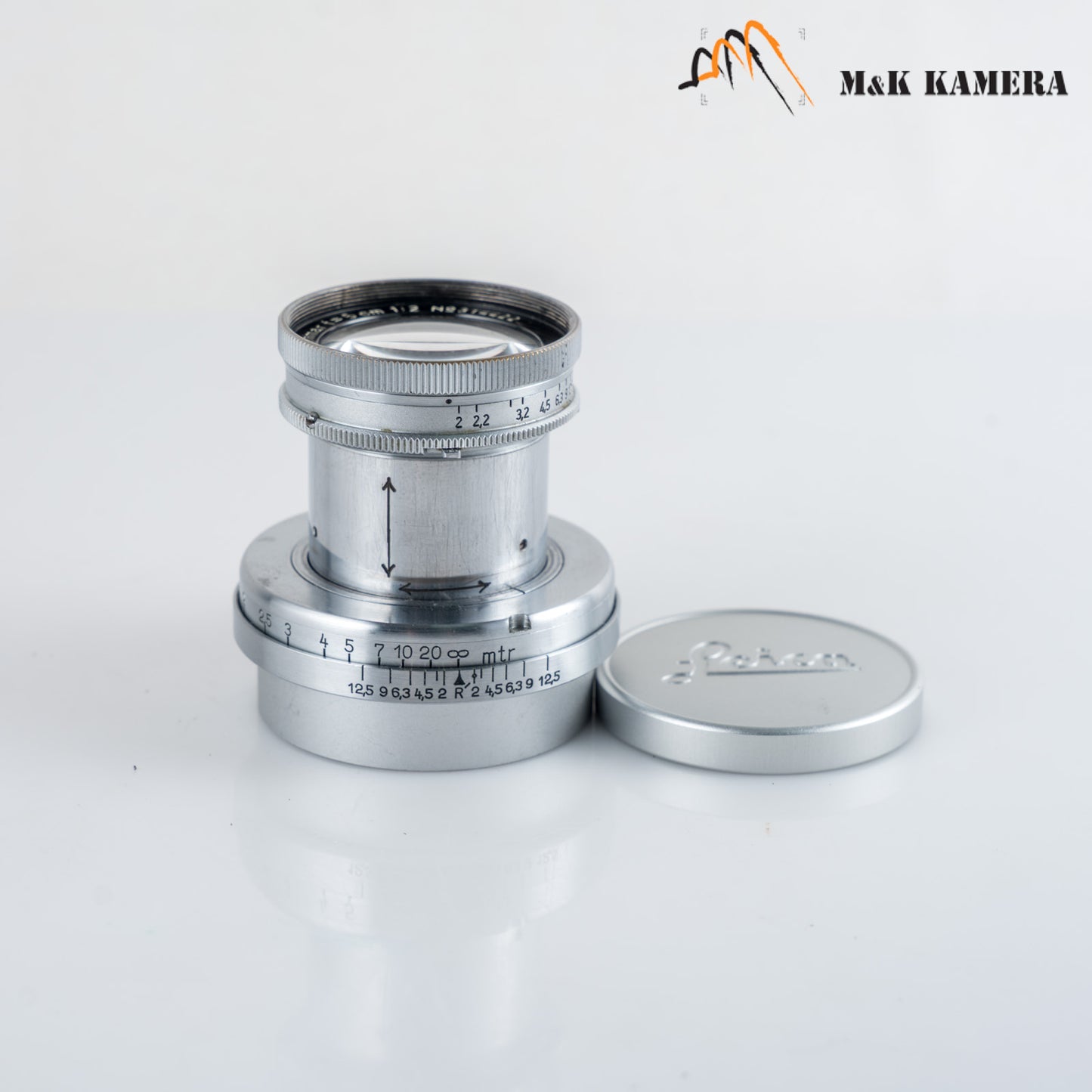 LEITZ Leica Summar L39 50mm/F2.0 Silver Lens Yr.1936 LTM Germany #23356