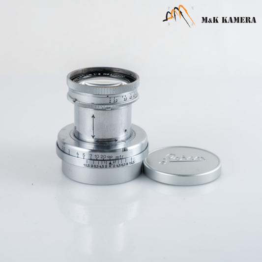 LEITZ Leica Summar L39 50mm/F2.0 Silver Lens Yr.1936 LTM Germany #23356