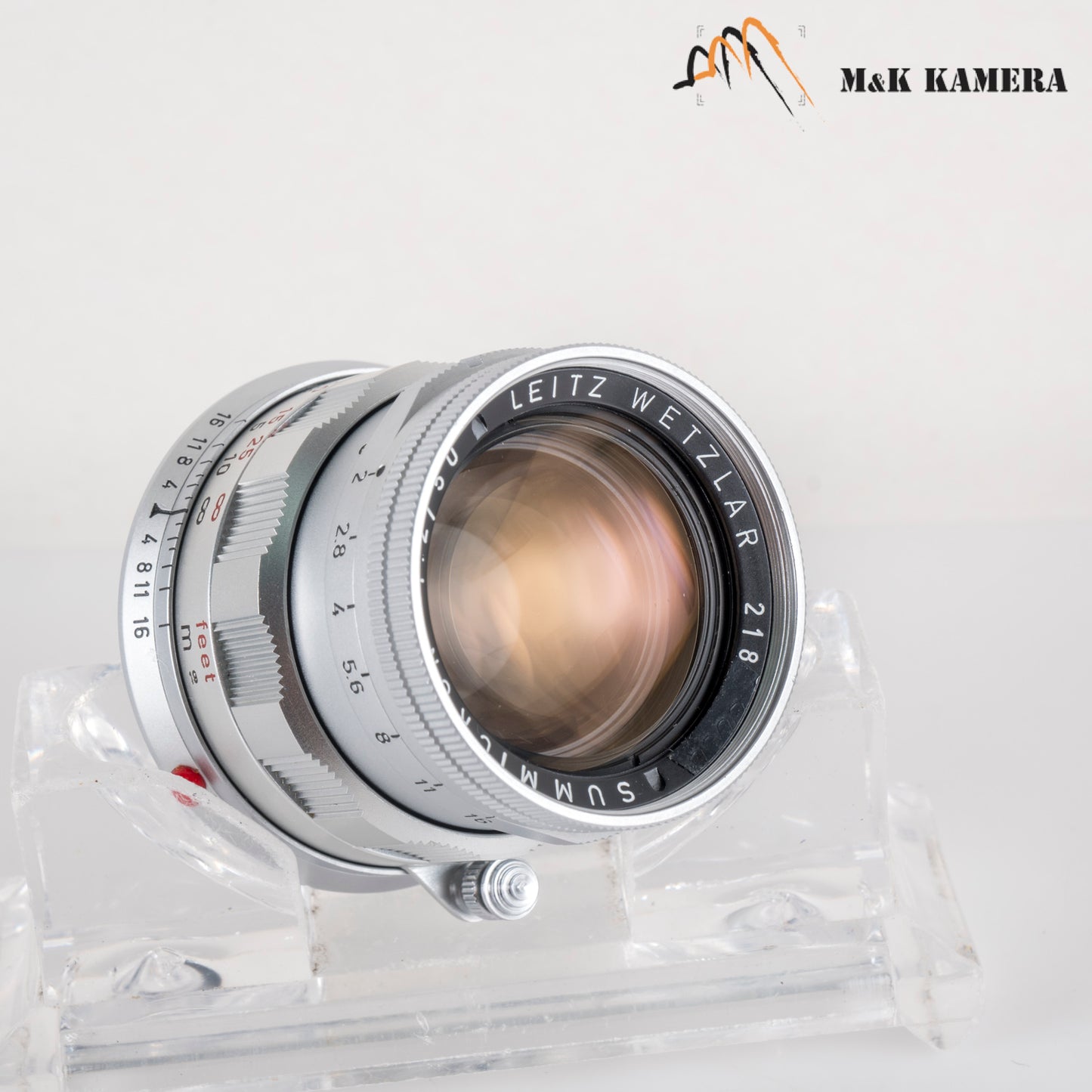 LEITZ Leica Summicron M 50mm/F2.0 Rigid V2 Ver.II Lens Yr.1966 Germany #88727