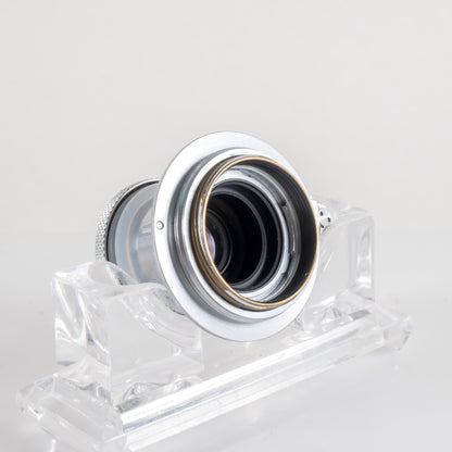 LEITZ Leica Elmar L39 50mm/F3.5 Red Scale Lens Yr.1956 LTM Germany #23834
