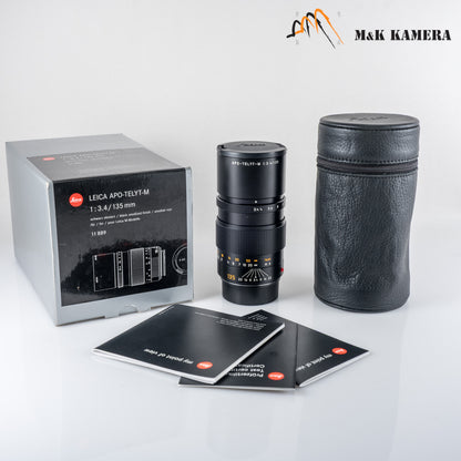 Leica APO-Telyt-M 135mm/F3.4 E49 6 bit boxed 11889 #12124
