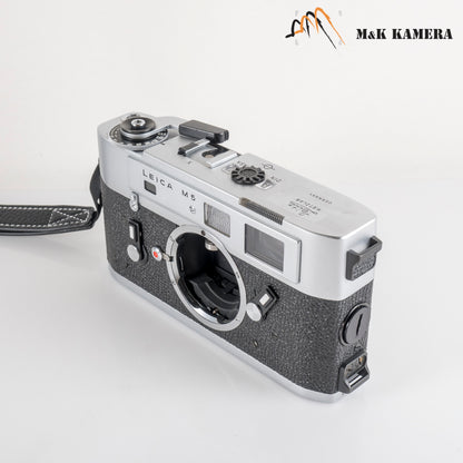 Leica M5 Silver Film Rangefinder Camera #23877