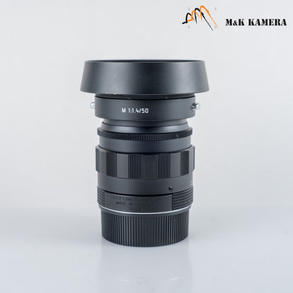 Leica Summilux-M 50mm/F1.4 ASPH Black Chrome Lens Germany 11688 #12071
